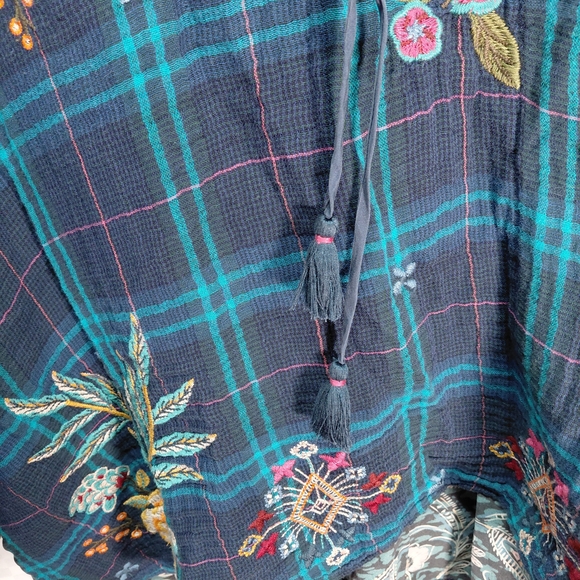 Johnny Was embroidered silk blendFrancisca blouse - Picture 12 of 15